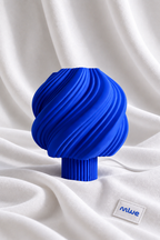 BLUE CLOUDY TABLE LAMP — SOLID