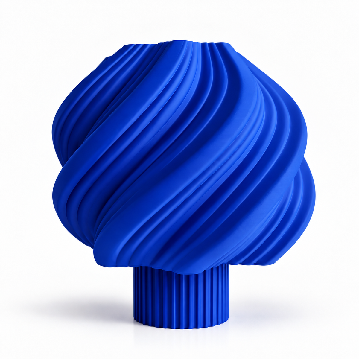 BLUE CLOUDY TABLE LAMP — SOLID