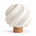 Latte Brown Cloudy Table Lamp