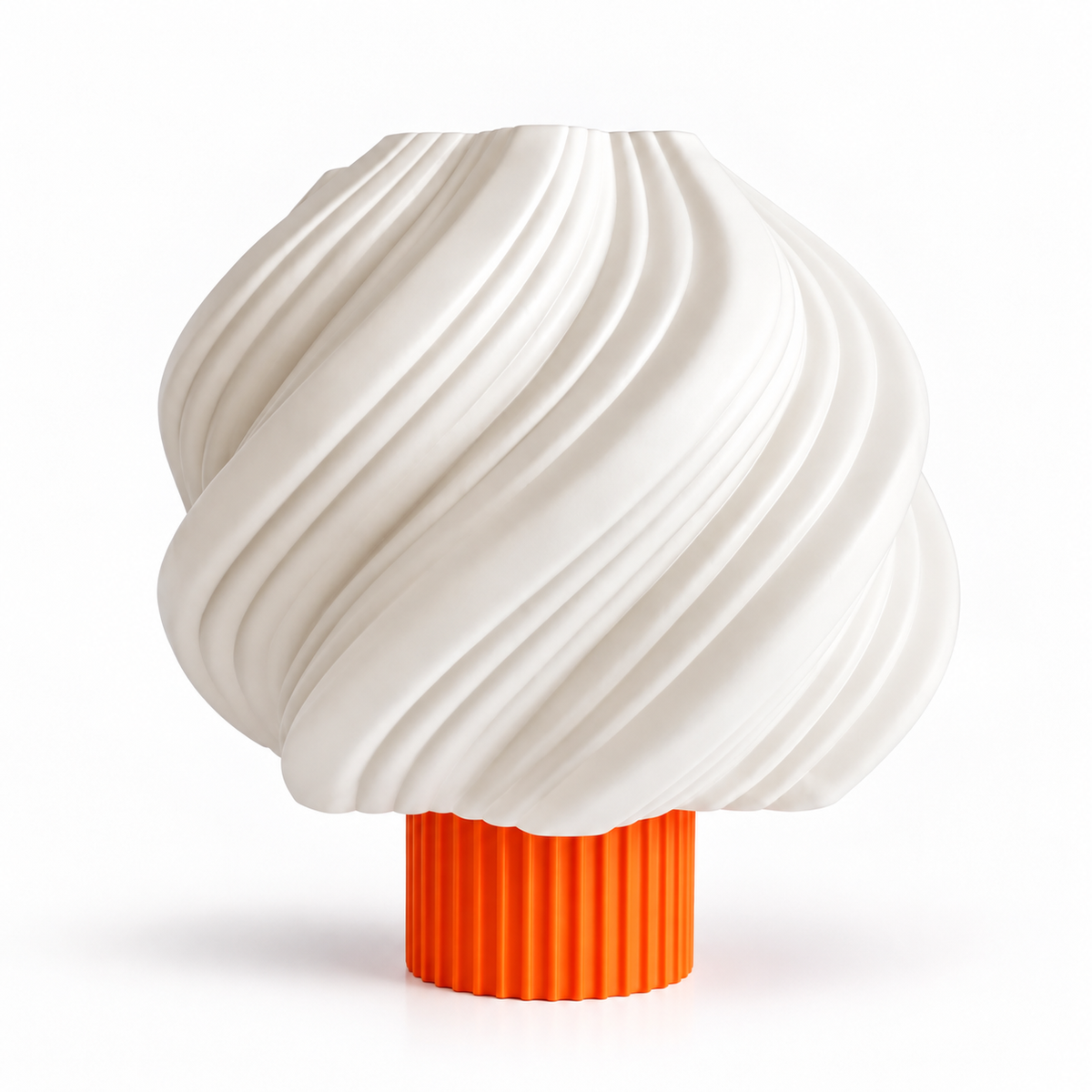 Orange Cloudy Table Lamp