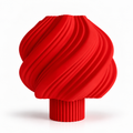 RED CLOUDY TABLE LAMP — SOLID